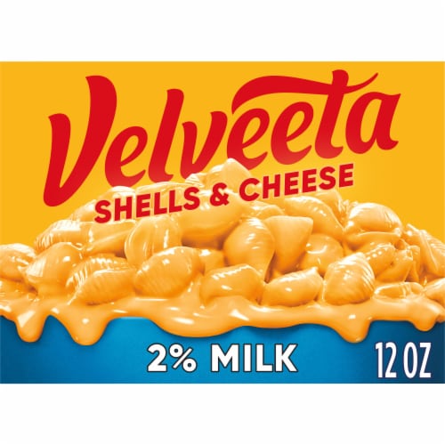 Velveeta Shells & Cheese Pasta with Cheese Sauce & 2% Milk Cheese Meal Perspective: front