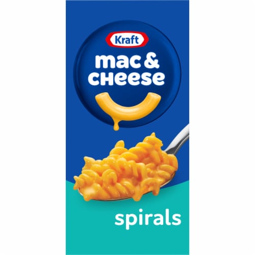 Kraft Spirals Original Mac N Cheese Macaroni and Cheese Dinner Perspective: front