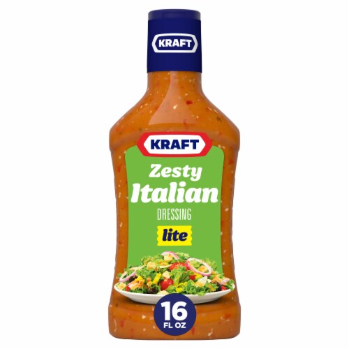 Kraft Light Zesty Italian Salad Dressing Perspective: front