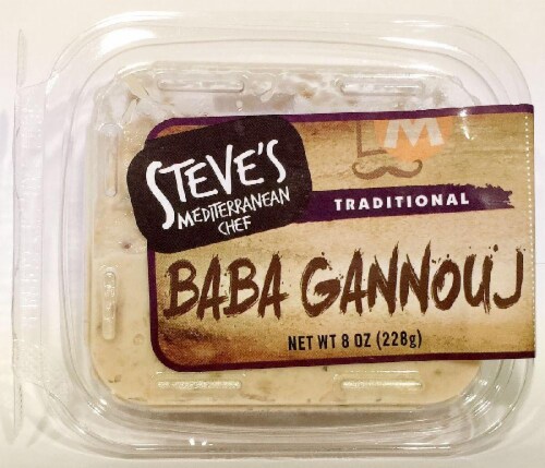 Steve's Mediterranean Chef Traditional Baba Gannouj Perspective: front