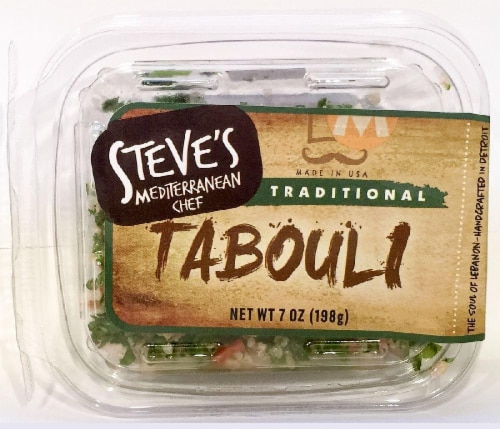 Steve's Mediterranean Chef Traditional Tabouli Perspective: front