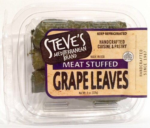 Steve's Mediterranean Meat Grape Leaves Perspective: front