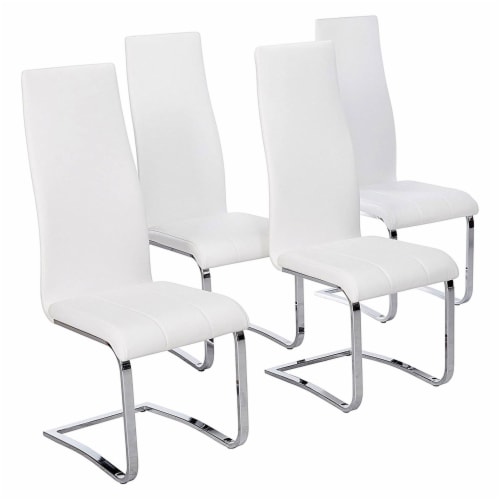 Coaster Home Furnishings Faux Leather High Back Dining Chairs