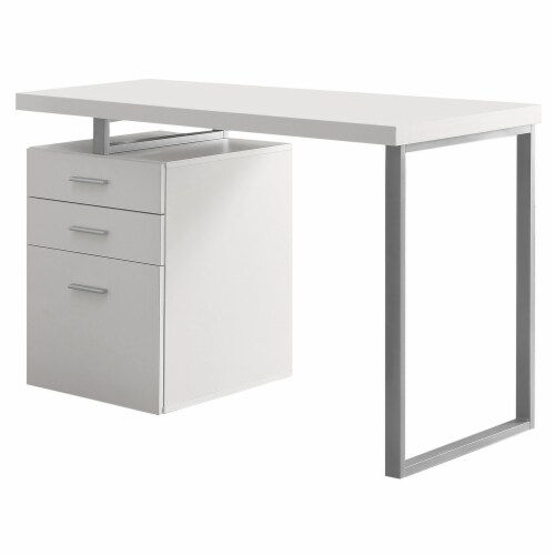 Monarch specialties computer shop desk white