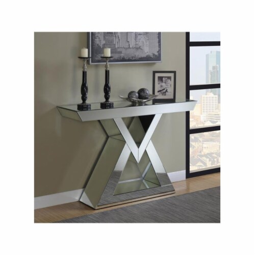 Mirrored entryway console discount