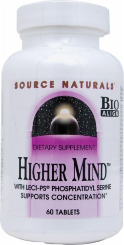 Source Naturals Higher Mind™ with Phosphatidylserine Tablets Perspective: front