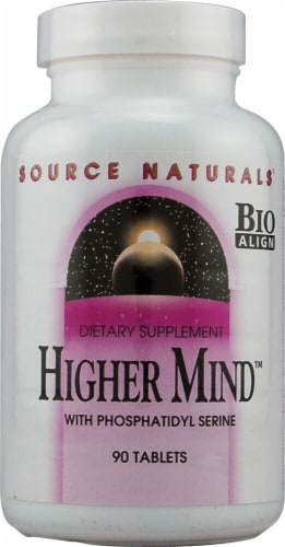 Source Naturals Higher Mind™ with Phosphatidylserine Tablets Perspective: front