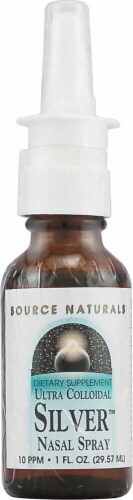 Source Naturals  Ultra Colloidal Silver™ Nasal Spray Perspective: front