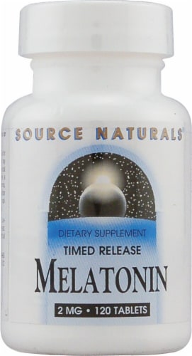 Source Naturals  Melatonin Timed Release Perspective: front