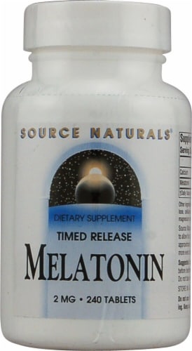 Source Naturals  Melatonin Timed Release Perspective: front