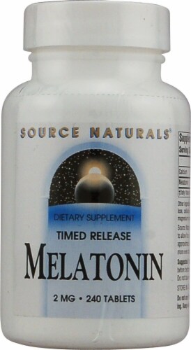 Source Naturals  Melatonin Timed Release Perspective: front