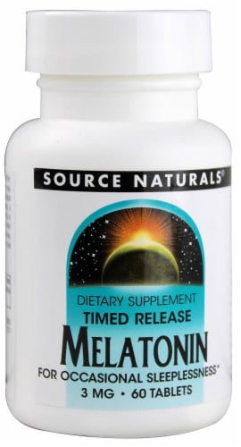 Source Naturals  Melatonin Timed Release Perspective: front