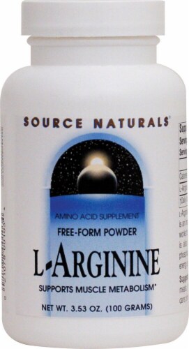 Source Naturals Free Form L-Arginine Powder Perspective: front