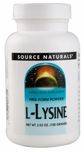 Source Naturals  Free Form L-Lysine Powder Perspective: front