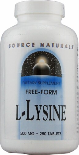 Source Naturals  Free Form L-Lysine Perspective: front