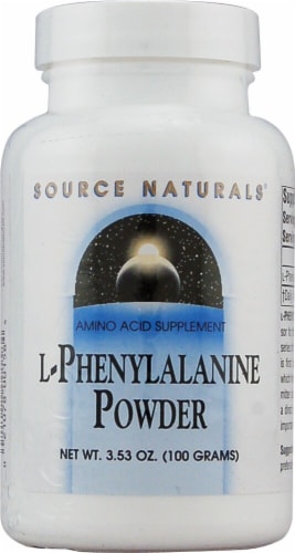 Source Naturals  L-Phenylalanine Powder Perspective: front