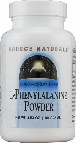 Source Naturals  L-Phenylalanine Powder Perspective: front