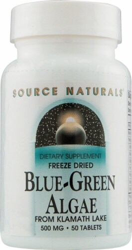 Source Naturals  Freeze Dried Blue-Green Algae From Klamath Lake Perspective: front
