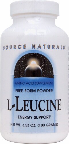 Source Naturals  Free-Form L-Leucine Perspective: front