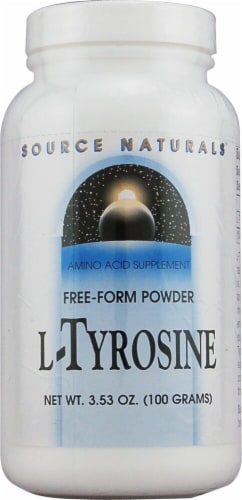 Source Naturals  Free-Form L-Tyrosine Powder Perspective: front