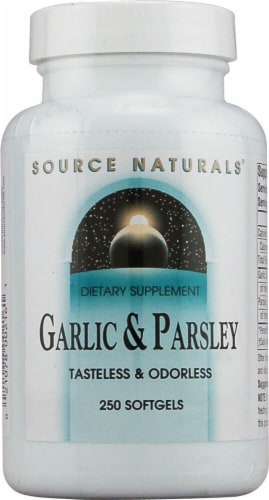Source Naturals  Garlic and Parsley Perspective: front