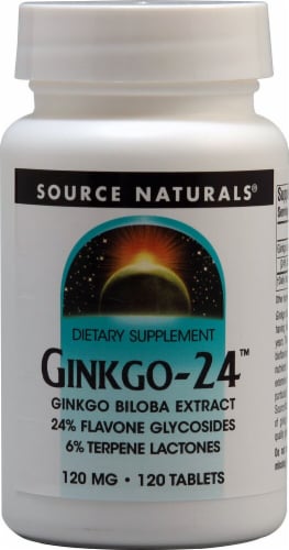Source Naturals  Ginkgo-24™ Perspective: front