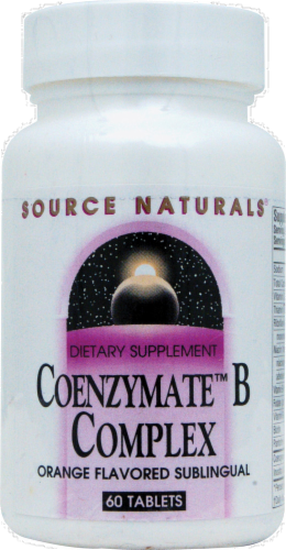 Source Naturals Coenzymate B Complex Orange Flavored Tablets Perspective: front