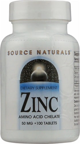 Source Naturals  Zinc Perspective: front