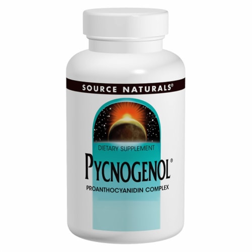 Source Naturals Pycnogenol 100 mg 60 Tabs Perspective: front
