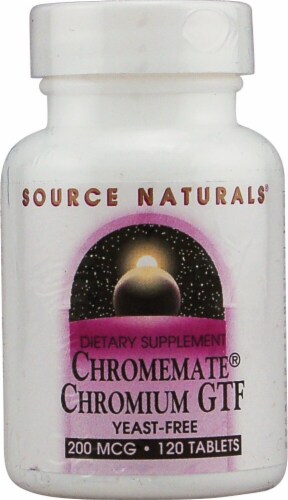 Source Naturals  Chromemate® Chromium GTF Yeast Free Perspective: front