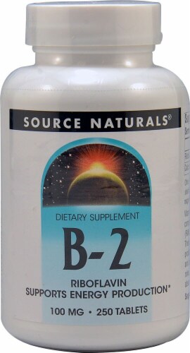 Source Naturals B-2 Riboflavin Tablets 100mg Perspective: front