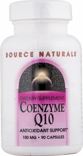 Source Naturals Coenzyme Q10 Capsules 100mg Perspective: front