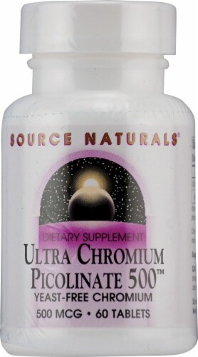 Source Naturals  Ultra Chromium Picolinate 500™ Perspective: front
