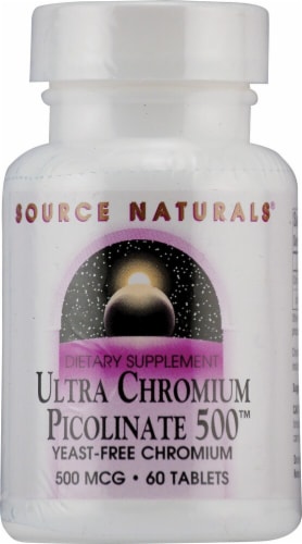 Source Naturals  Ultra Chromium Picolinate 500™ Perspective: front