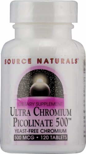 Source Naturals  Ultra Chromium Picolinate 500™ Perspective: front