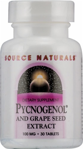 Source Naturals  Pycnogenol® and Grape Seed Extract Perspective: front