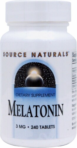 Source Naturals  Melatonin Perspective: front