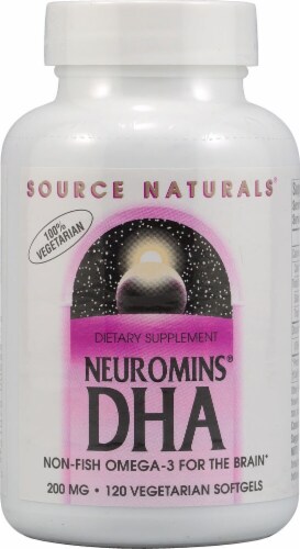 Source Naturals Neuromins DHA Softgels 200 mg Perspective: front