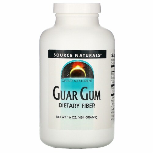 Source Naturals Guar Gum - 16 oz (454 g) Perspective: front