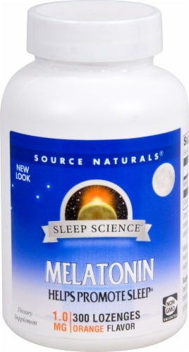 Source Naturals  Melatonin   Orange Perspective: front