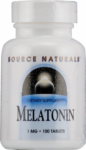 Source Naturals  Melatonin Perspective: front