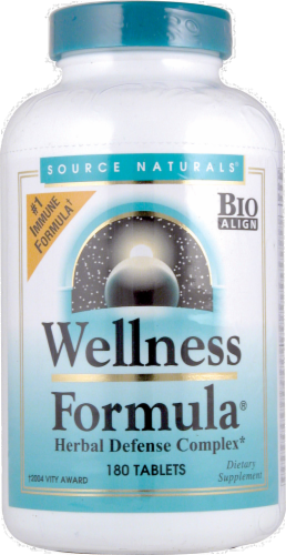 Source Naturals Wellness Formula Herbal Defense Tablets Perspective: front