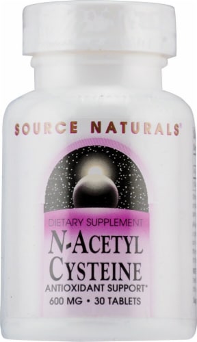 Source Naturals N-Acetyl Cysteine Tablets 600mg Perspective: front