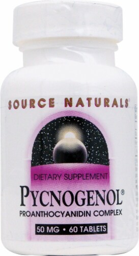 Source Naturals Pycnogenol Tablets 50mg Perspective: front