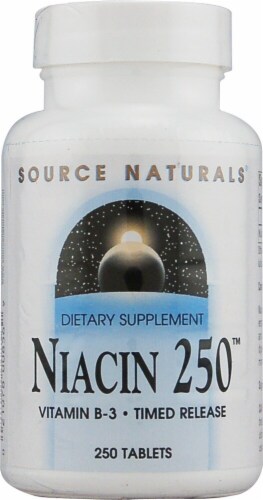 Source Naturals  Niacin 250™ Vitamin B-3 Perspective: front