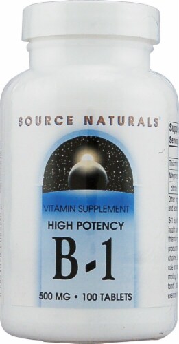 Source Naturals  B-1 High Potency Perspective: front