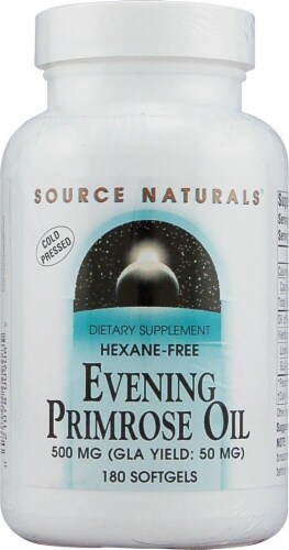 Source Naturals  Evening Primrose Oil Hexane Free Perspective: front