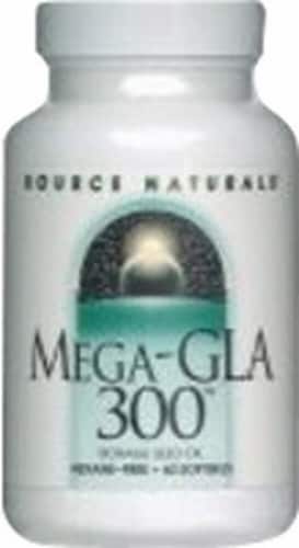 Source Naturals  Mega GLA 300™ Borage Seed Oil Perspective: front