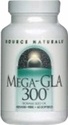 Source Naturals  Mega GLA 300™ Borage Seed Oil Perspective: front