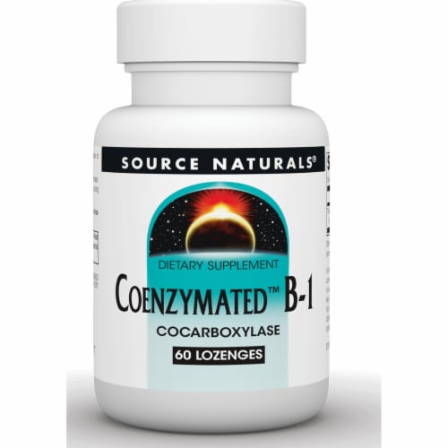 Source Naturals Coenzymated B-1 60 Loz Perspective: front